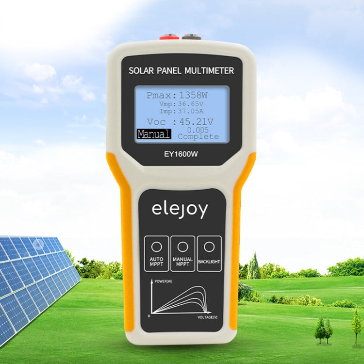 elejoy 1600W MPPT Solar Photovoltaic Panel Multimeter(EY1600W) - Digital Multimeter by elejoy | Online Shopping South Africa | PMC Jewellery | Buy Now Pay Later Mobicred