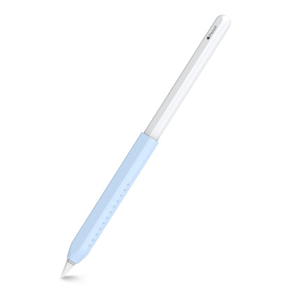 For Apple Pencil 1&2 AhaStyle PT182 Silicone Protective Grip Cover(Blue) - Pencil Accessories by AhaStyle | Online Shopping South Africa | PMC Jewellery | Buy Now Pay Later Mobicred