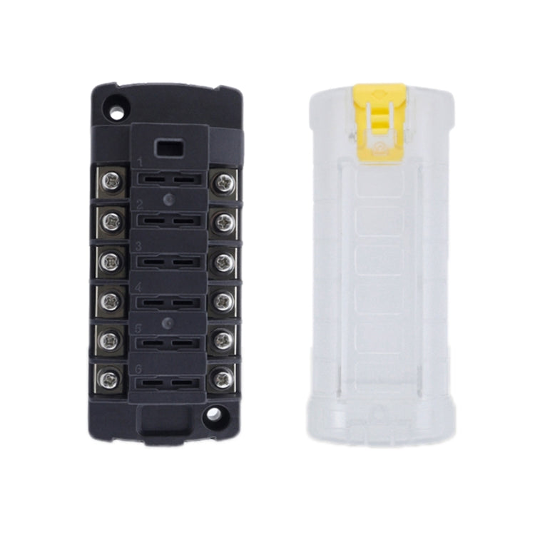 6-Way Plug-In Insulated Cover Fuse Box For Cars Yachts, Set: Enhanced Version A - Fuse by PMC Jewellery | Online Shopping South Africa | PMC Jewellery | Buy Now Pay Later Mobicred