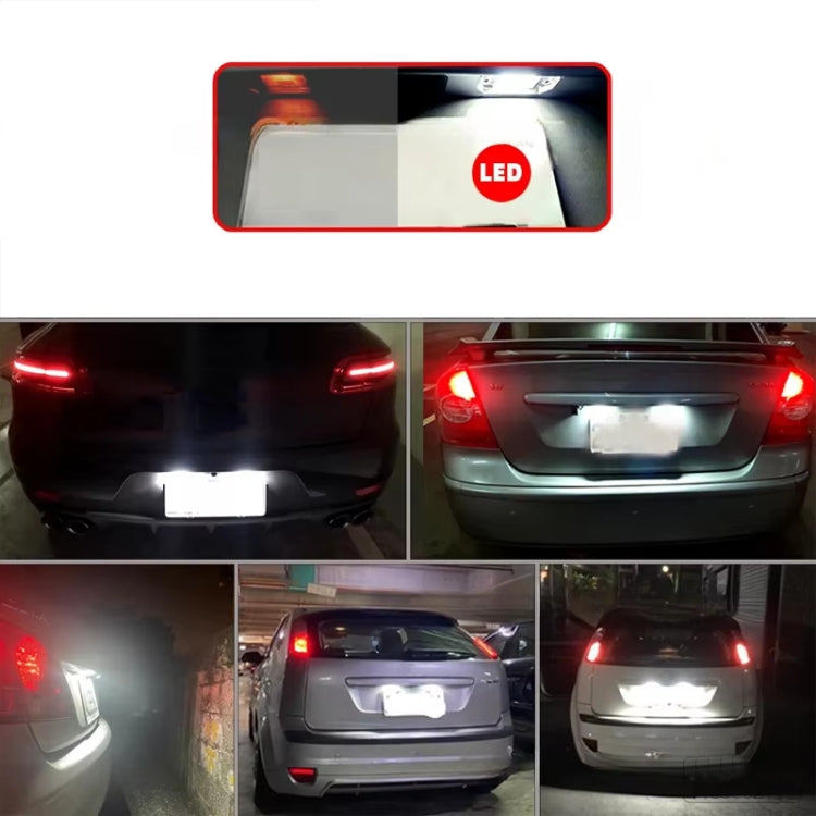 2pcs For Opel ZafiraB / ASTRA / CORSA LED License Plate Light - License Plate Lights by PMC Jewellery | Online Shopping South Africa | PMC Jewellery | Buy Now Pay Later Mobicred