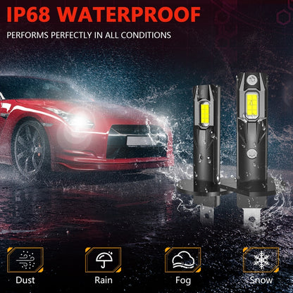 Car Universal Direct Plug LED Headlight Retrofit Bulb, Specifications: H1 - LED Headlamps by PMC Jewellery | Online Shopping South Africa | PMC Jewellery | Buy Now Pay Later Mobicred