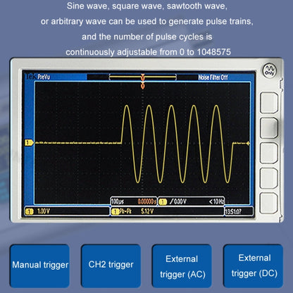 JUNTEK Programmable Dual-Channel DDS Function Arbitrary Waveform Signal Generator, Frequency: 30MHz(EU Plug) - Other Tester Tool by PMC Jewellery | Online Shopping South Africa | PMC Jewellery | Buy Now Pay Later Mobicred