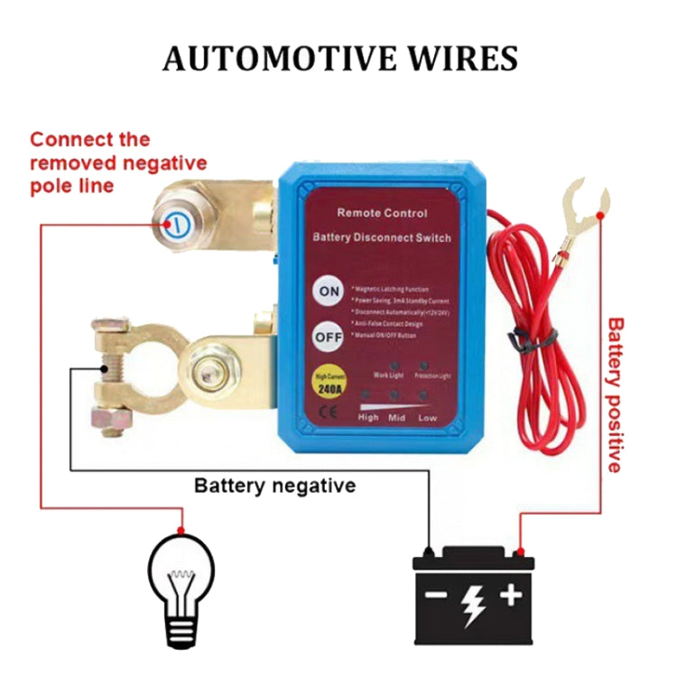 Car Battery Disconnectors Remote Control Smart Disconnect Switch, Style: Intelligent With Digtal Display - Relays by PMC Jewellery | Online Shopping South Africa | PMC Jewellery | Buy Now Pay Later Mobicred