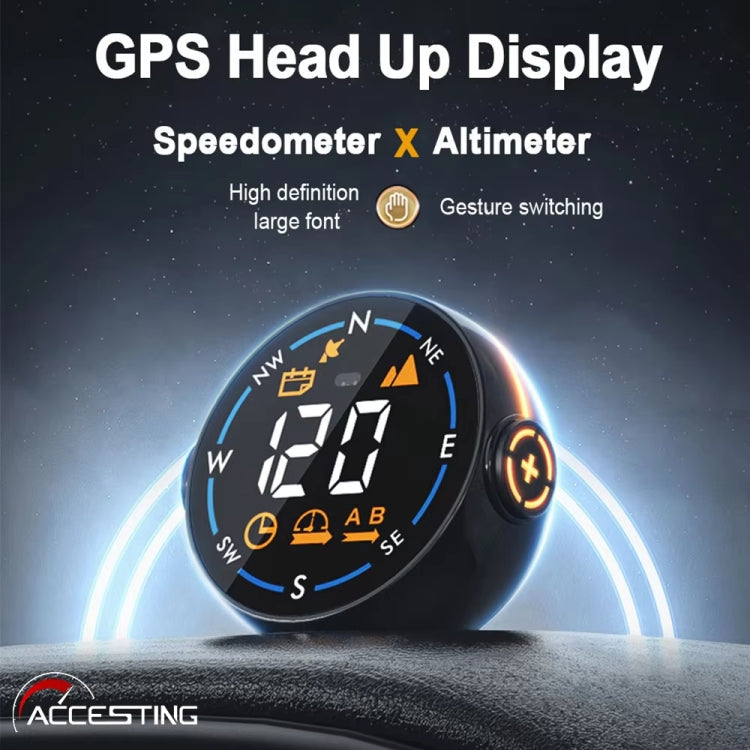 Head-up Display USB Powered Car GPS Altitude Meter(H600G) - Head Up Display System by PMC Jewellery | Online Shopping South Africa | PMC Jewellery | Buy Now Pay Later Mobicred