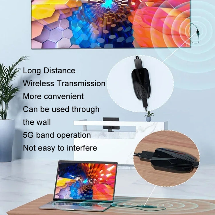 150m HDMI Wireless Extender 1080P Through Wall, Transmitter+Receiver - Amplifier by PMC Jewellery | Online Shopping South Africa | PMC Jewellery | Buy Now Pay Later Mobicred