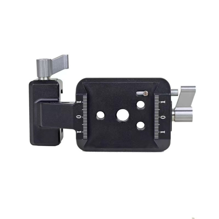 For DJI Ronin RS 3 Pro / RS 3 / RS 2 Vertical Shooting Plate Mount Stabilizer Accessories(Gray) -  by PMc TechLife | Online Shopping South Africa | PMc TechLife | Buy Now Pay Later Mobicred