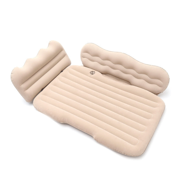 Car Inflatable Bed Multifunctional Outdoor Camping Sleeping Mat, Color: Beige - Seat Accessories by PMC Jewellery | Online Shopping South Africa | PMC Jewellery | Buy Now Pay Later Mobicred