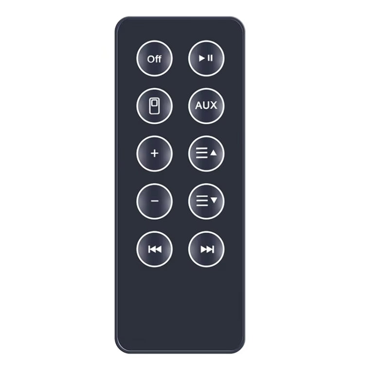 For BOSE SD10 Bluetooth Speaker Remote Control Replacement Parts(Black) - Other Accessories by PMc TechLife | Online Shopping South Africa | PMc TechLife | Buy Now Pay Later Mobicred
