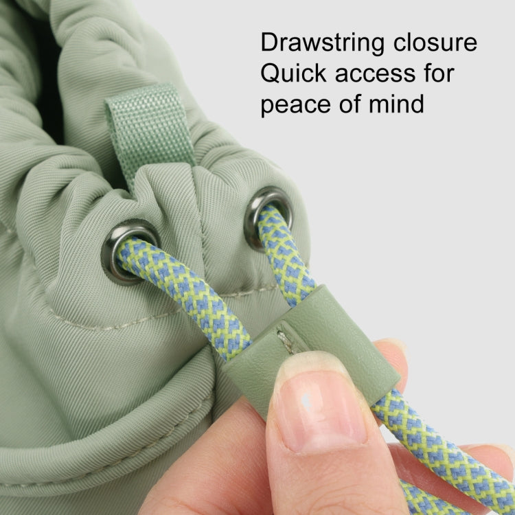 Cwatcun D159 Cloud Drawstring Camera Bag Shoulder Crossbody Photo Bag(Gray) - free shipping - PMC TechLife - Order now!