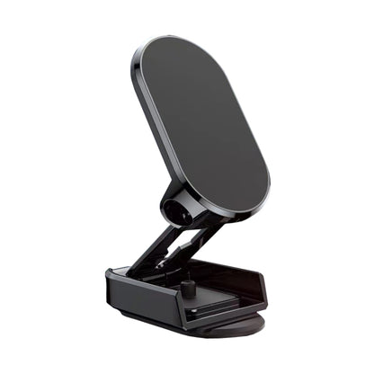 D11 Magnetic Folding Car Phone Holder Rotatable Dashboard Stick-On Navigation Stand(Black Gloosy) - Car Holders by PMC Jewellery | Online Shopping South Africa | PMC Jewellery | Buy Now Pay Later Mobicred