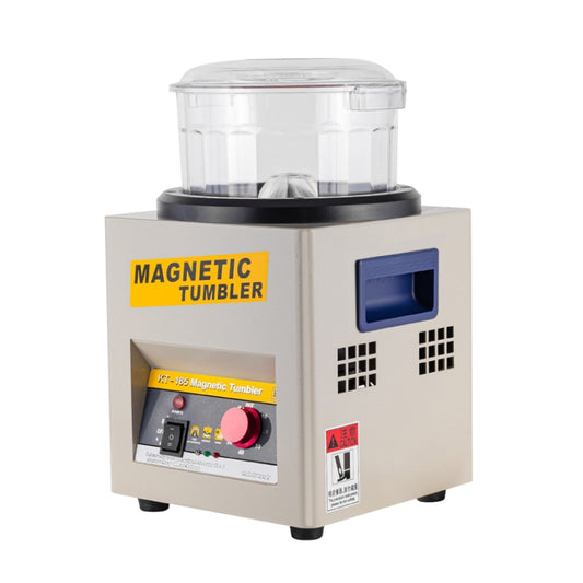 KT-185 Magnetic Polishing Tumbler Stainless Steel Deburring And Polishing Machine, EU Plug(Red) - Polishing Repair by PMC Jewellery | Online Shopping South Africa | PMC Jewellery | Buy Now Pay Later Mobicred