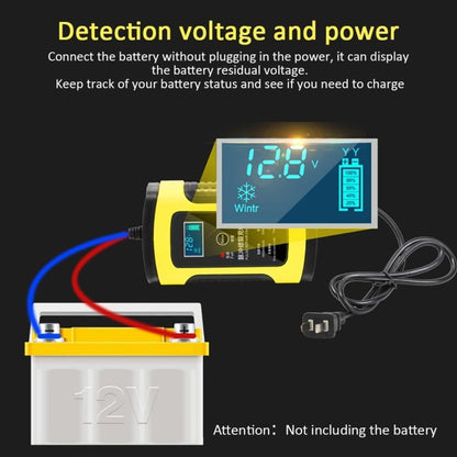 Anhtczyx 12V 6A  4Ah-100Ah Motorcycle Car Pulse Repair Charger With LCD Display(US Plug) - Battery Charger by Anhtczyx | Online Shopping South Africa | PMC Jewellery | Buy Now Pay Later Mobicred