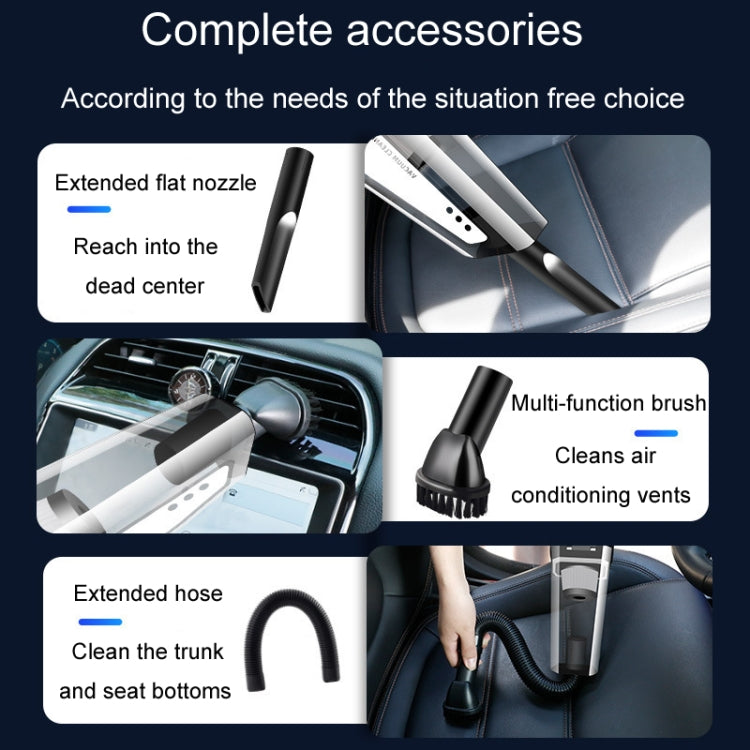 Portable Handheld Powerful Car Vacuum Cleaner, Style: Wireless Model - Vacuum Cleaner by PMC Jewellery | Online Shopping South Africa | PMC Jewellery | Buy Now Pay Later Mobicred