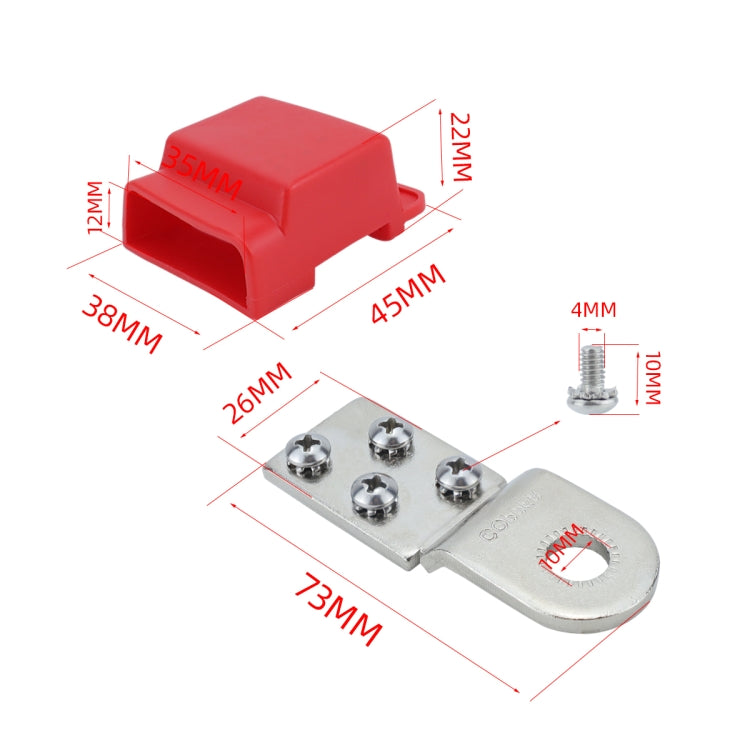 RV Yacht Industrial Distribution Box Copper Battery Terminal, Specifications: Two With Terminal - Booster Cable & Clip by PMC Jewellery | Online Shopping South Africa | PMC Jewellery | Buy Now Pay Later Mobicred