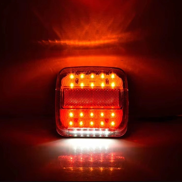 Transparent Shell Square Trailer LED Brake Tail Light - Brake Lights by PMC TechLife | Online Shopping South Africa | PMC TechLife | Buy Now Pay Later Mobicred