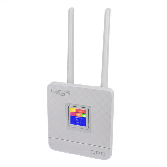 US Version B2/4/5/12/17 4G LTE CPE Colorful Screen Router Triple Network Plug and Play Mobile Router, EU Plug - Wireless Routers by PMC Jewellery | Online Shopping South Africa | PMC Jewellery | Buy Now Pay Later Mobicred