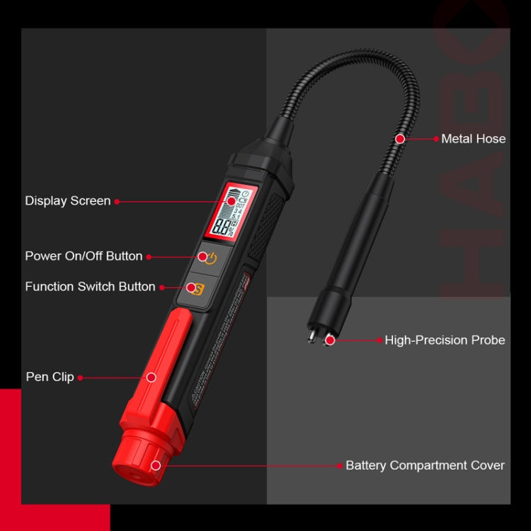 HABOTEST HT663L Motorcycle Vehicle Brake Fluid Moisture Detection Pen - Electronic Test by HABOTEST | Online Shopping South Africa | PMC Jewellery | Buy Now Pay Later Mobicred