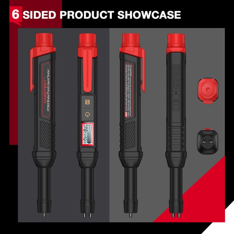 HABOTEST HT663 Motorcycle Vehicle Brake Fluid Moisture Detection Pen - Electronic Test by HABOTEST | Online Shopping South Africa | PMC Jewellery | Buy Now Pay Later Mobicred