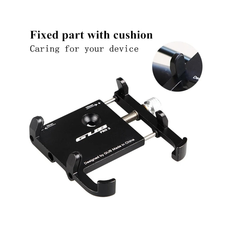 GUB PRO2 Aluminium Bicycle Phone Holder(Black) - free shipping - PMC TechLife - Order now!