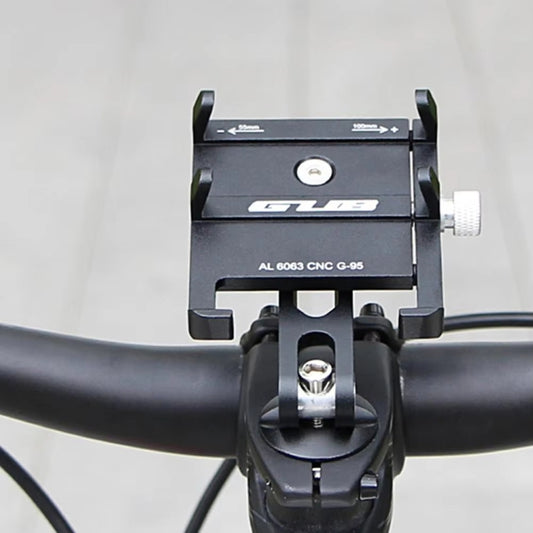 GUB G-95 Bicycle Mobile Phone Holder Bicycle Navigation Handlebar Bowl Cover Mount(Black) - Holders by GUB | Online Shopping South Africa | PMC Jewellery | Buy Now Pay Later Mobicred