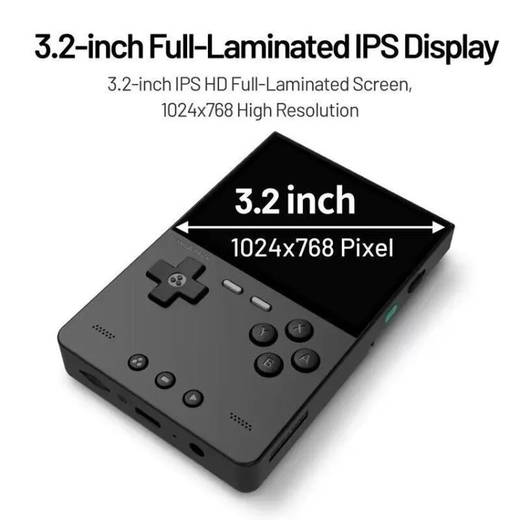 TRIMUI BRICK Open Source Pocket Console Portable Wireless Bluetooth HD Retro Arcade, Size: 128G(Black) - free shipping - PMc TechLife - Order now!