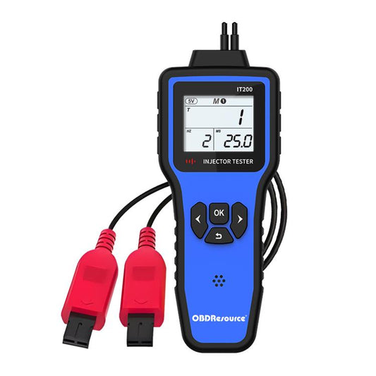 OBDResource 5V/12V Automotive Fuel Injector Custom Settings Dual Head Tester - Electronic Test by OBDResource | Online Shopping South Africa | PMC Jewellery | Buy Now Pay Later Mobicred