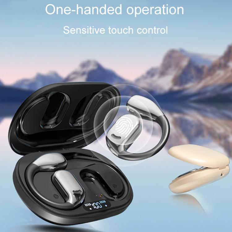 M75 On-Ear AI Intelligent Translation Language Conference Recording Wireless Digital Display Bluetooth Earphone(Pink) -  by PMC TechLife | Online Shopping South Africa | PMC TechLife | Buy Now Pay Later Mobicred