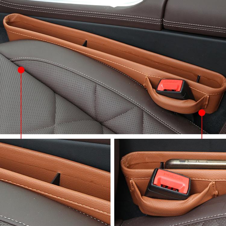 4207 1pair Universal Car Gap Storage Box Interior Decoration Supplies Car Storage Box(Black) - Stowing Tidying by PMc TechLife | Online Shopping South Africa | PMc TechLife | Buy Now Pay Later Mobicred