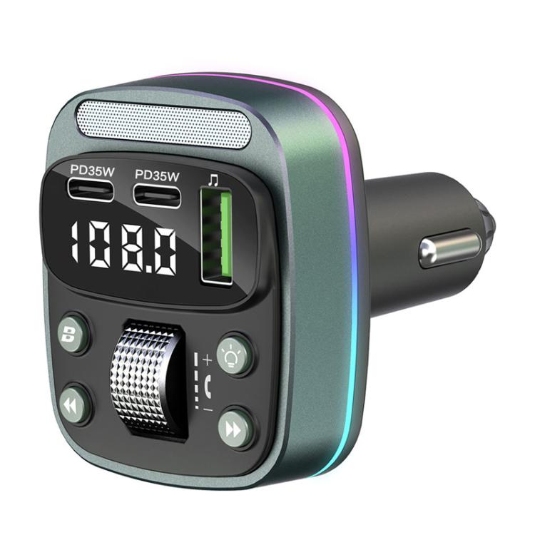GZ08 Car Voltage Display Fast Charger Subwoofer MP3 Bluetooth Player - Car Charger by PMc TechLife | Online Shopping South Africa | PMc TechLife | Buy Now Pay Later Mobicred