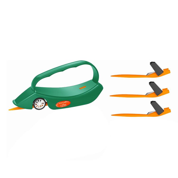 NBJ1 Roll Wrapping Paper Cutter with Handle Paper Cutter(Green) - Tools by PMc TechLife | Online Shopping South Africa | PMc TechLife | Buy Now Pay Later Mobicred