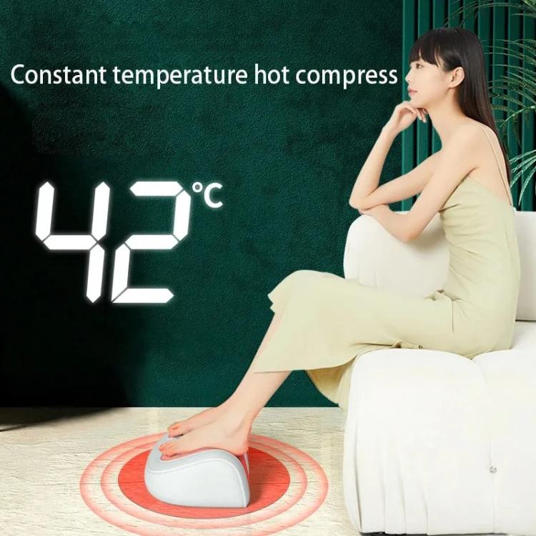 Z5 Dual-frequency Red Light Constant Temperature Hot Compress Foot Massager, Spec: US Plug(Light Green) - free shipping - PMC TechLife - Order now!