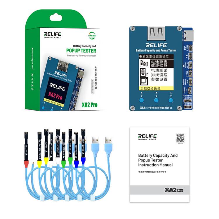 RELIFE XA2 Pro Battery Health Rate Tester No External Cable Battery Efficiency Popup Tester - free shipping - PMC TechLife - Order now!