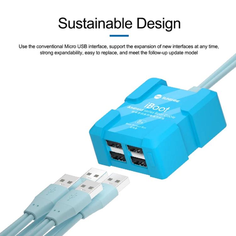 SUNSHINE iBoot B For Android 5V Power Cable Mobile Phone Repair Tool Battery Power Test Boot Cable - Test Tools by SUNSHINE | Online Shopping South Africa | PMC TechLife | Buy Now Pay Later Mobicred