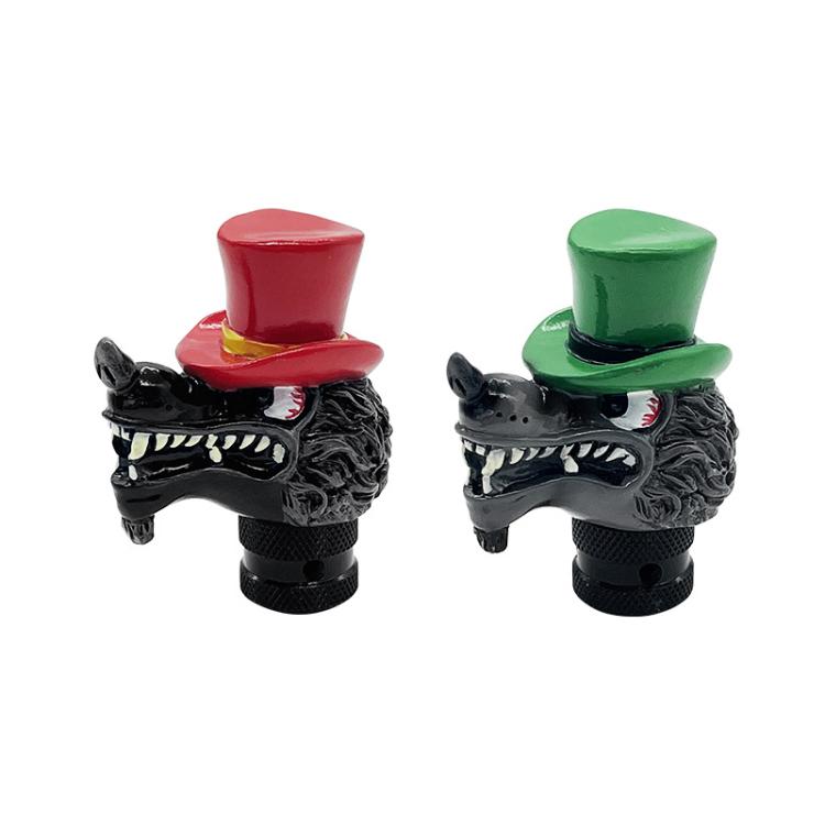 Wolf Head Detachable Car Manual Gear Lever Modification(Green) - free shipping - PMC TechLife - Order now!