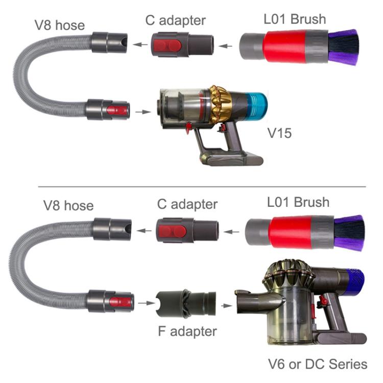 32mm Soft Brush Vacuum Cleaner Dusting Streak Free Soft Brush Replacement Accessory Set - Other Accessories by PMc TechLife | Online Shopping South Africa | PMc TechLife | Buy Now Pay Later Mobicred