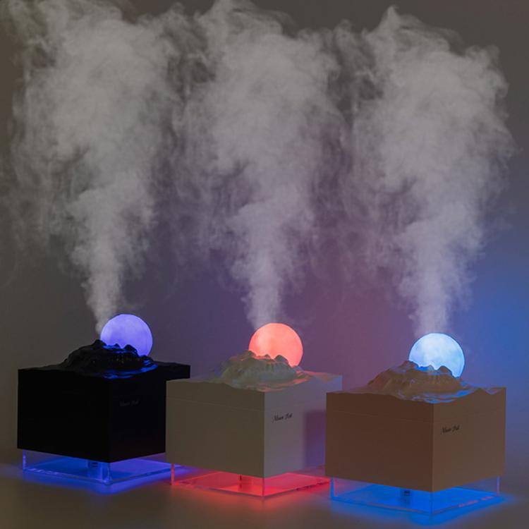 Moonfall Humidifier Aroma Diffuser Large Fog With Night Light Desktop Ornament(Black) - free shipping - PMC TechLife - Order now!