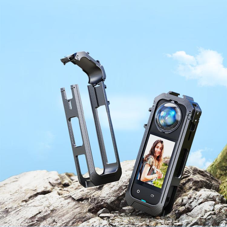 For Insta360 X5 Plastic Protective Frame Magnetic Quick-Release Camera Cage Expansion Bracket - free shipping - PMC TechLife - Order now!