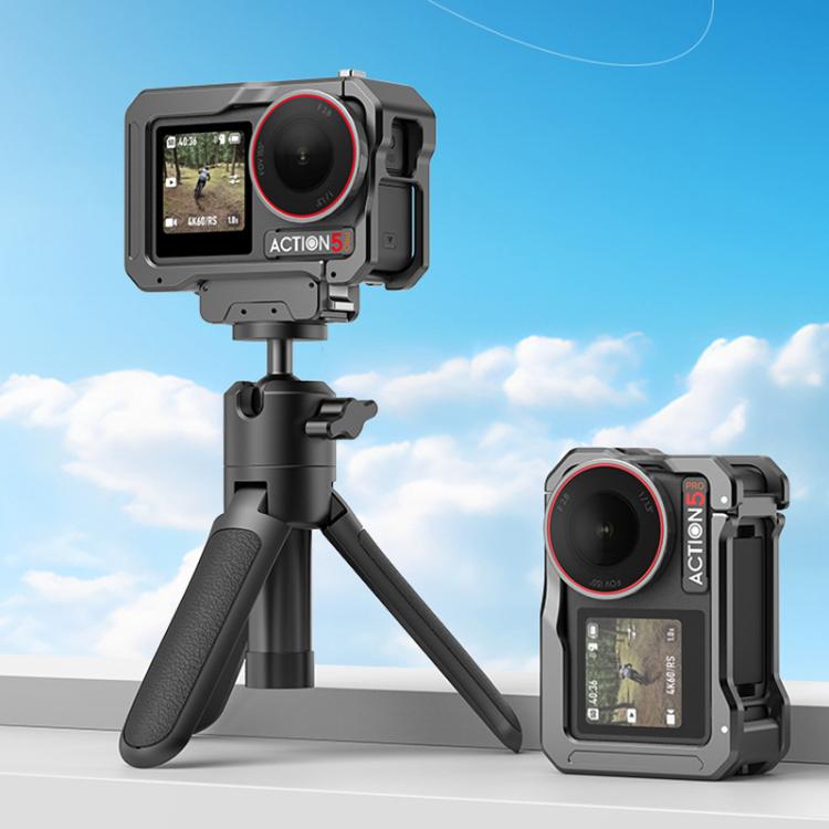 For DJI Osmo Action 5 Pro / 4 / 3 HEPAIL AC70 Metal Rabbit Cage - free shipping - PMC TechLife - Order now!