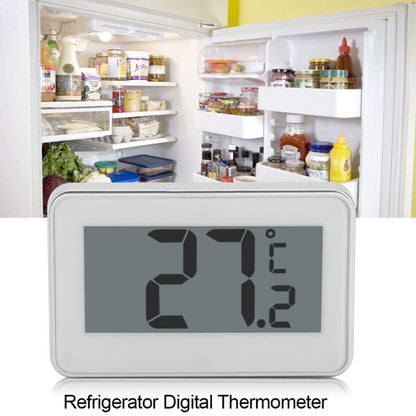 Large LCD Refrigerator Thermometer with Adjustable Stand  Magnet Digital Thermometer(White) - Digital Thermometer by PMC Jewellery | Online Shopping South Africa | PMC Jewellery