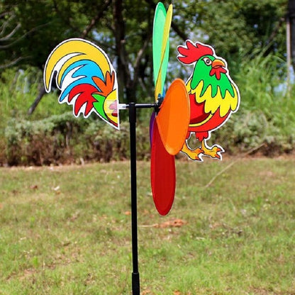 3D Cartoon Animal Cloth Windmill Children Toys Outdoor Decoration, Random Style Delivery - Toy Sports by PMC Jewellery | Online Shopping South Africa | PMC Jewellery