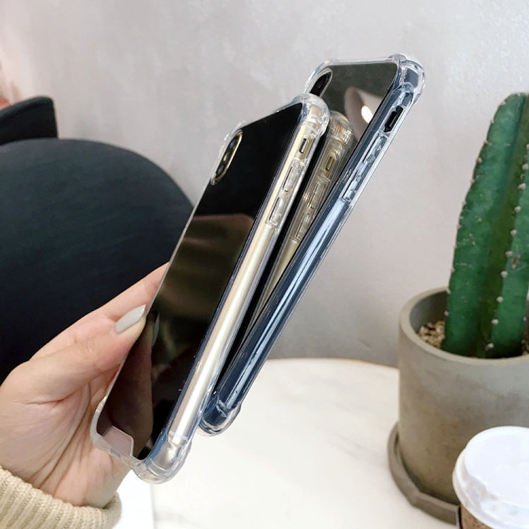 For iPhone XR Luxury Plating Mirror Acrylic TPU Case(Silver) - free shipping - PMC TechLife - Order now!