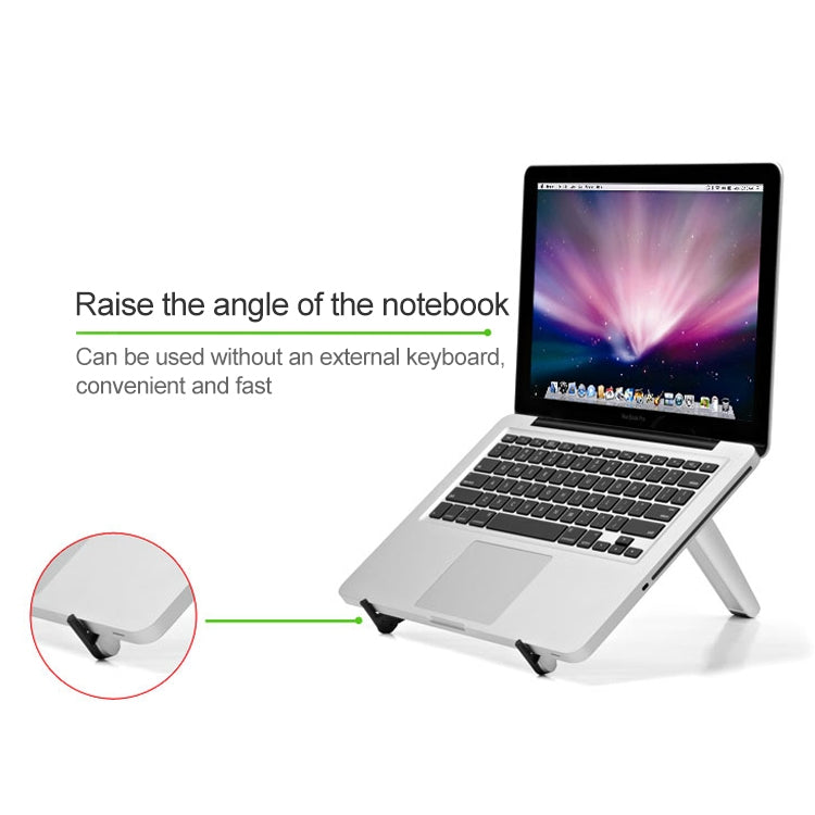 Tablet PC Laptop Desktop Bracket Cooling Triangle Bracket(White) - Laptop Stand by PMC Jewellery | Online Shopping South Africa | PMC Jewellery | Buy Now Pay Later Mobicred