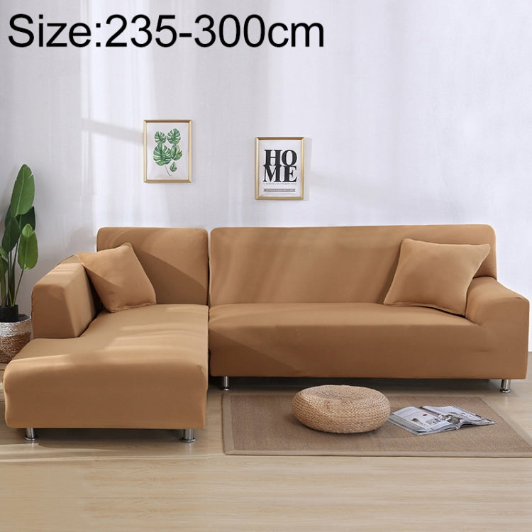 Sofa All-inclusive Universal Set Sofa Full Cover Add One Piece of  Pillow Case, Size:Four Seater(235-300cm)(Light Tan) - Sofa Covers & Chair Covers by PMC TechLife | Online Shopping South Africa | PMC TechLife