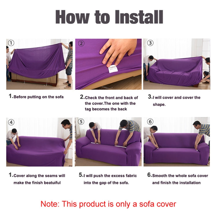 Sofa All-inclusive Universal Set Sofa Full Cover Add One Piece of  Pillow Case, Size:Four Seater(235-300cm)(Light Tan) - Sofa Covers & Chair Covers by PMC TechLife | Online Shopping South Africa | PMC TechLife