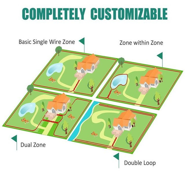 Electronic Fence Wireless Pet Training Device Bark Stop, Plug Type:US Plug(With 1 Collar) - Training Aids by PMC TechLife | Online Shopping South Africa | PMC TechLife | Buy Now Pay Later Mobicred