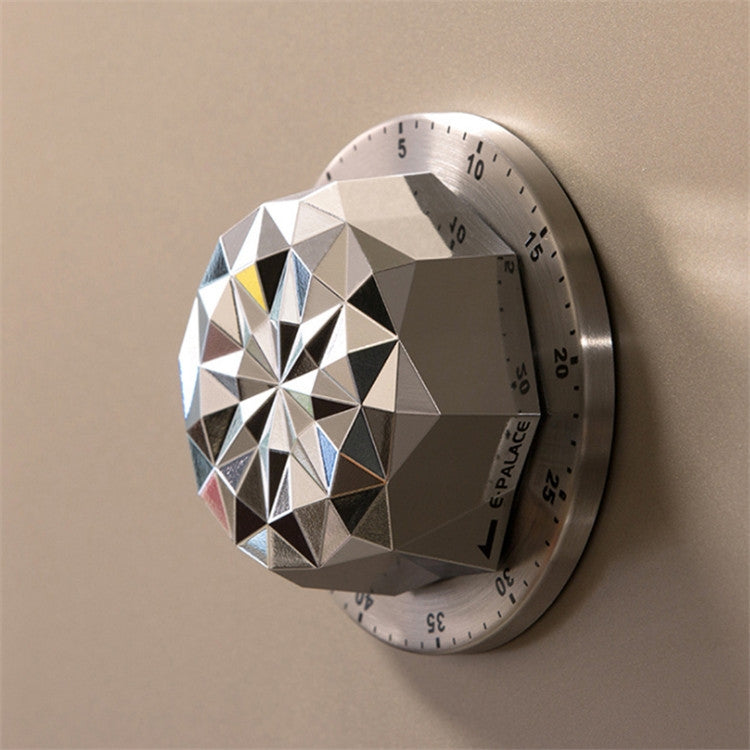 Mechanical Timer Stainless Steel Flower Creative Timer Magnetic Kitchen Reminder - Digital Countdown by PMC TechLife | Online Shopping South Africa | PMC TechLife | Buy Now Pay Later Mobicred
