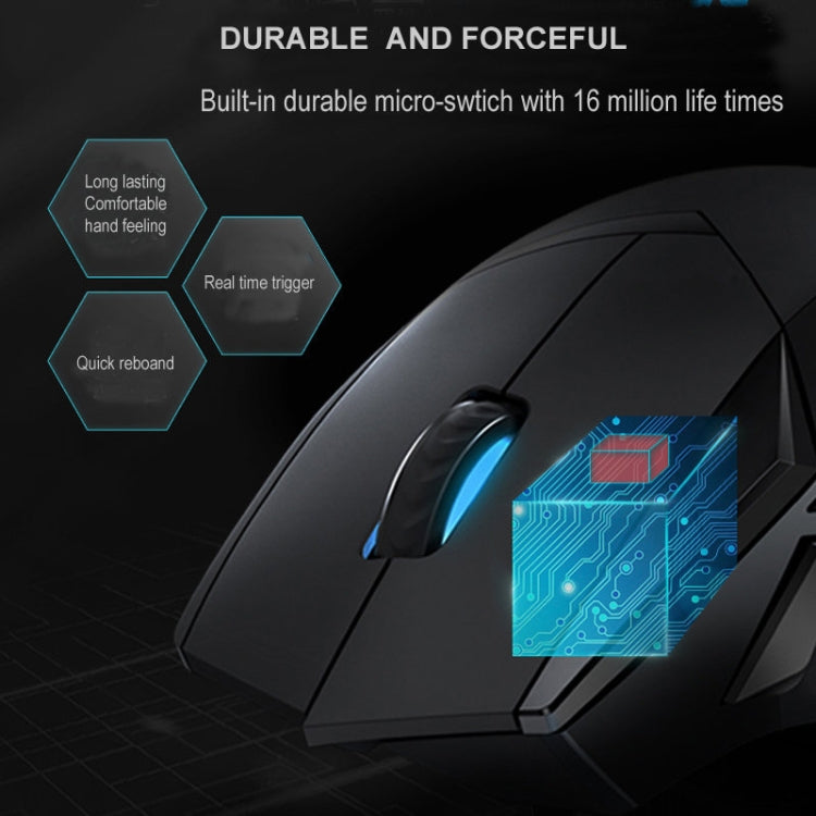 Rapoo VT300 6200 DPI 10 Programmable Buttons RGB Lighting System Gaming Wired Mouse(Black) - Wired Mice by Rapoo | Online Shopping South Africa | PMC Jewellery | Buy Now Pay Later Mobicred