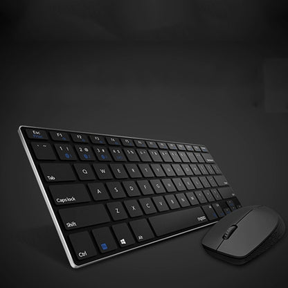 Rapoo 9000G 78 Keys Multi-modes Wireless Keyboard and Mouse Set(Black) - Wireless Keyboard by Rapoo | Online Shopping South Africa | PMC Jewellery | Buy Now Pay Later Mobicred