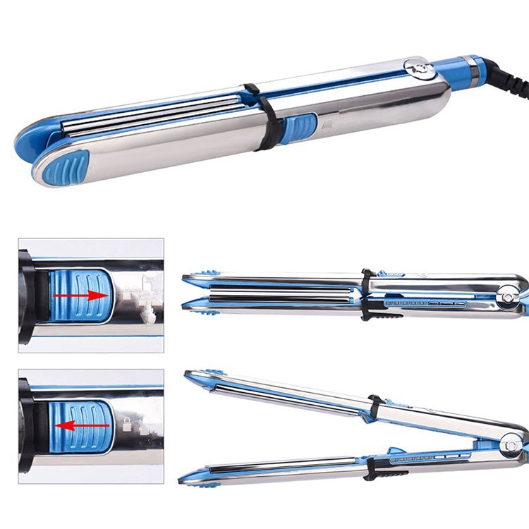 Titanium Hair Straightener Flat Iron(EU) - Hair Curler by PMC Jewellery | Online Shopping South Africa | PMC Jewellery