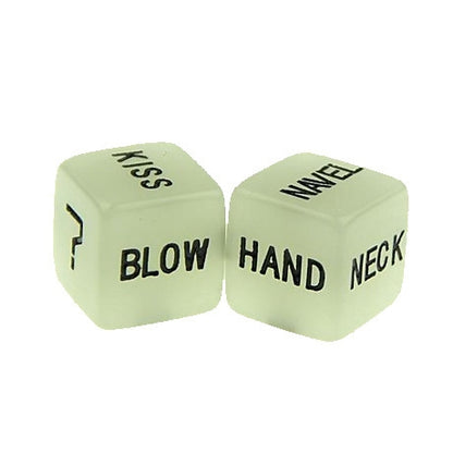 Creative Luminous English Fun Dice Bar Family Party Game Tools Set of Two - Gambling by PMC Jewellery | Online Shopping South Africa | PMC Jewellery